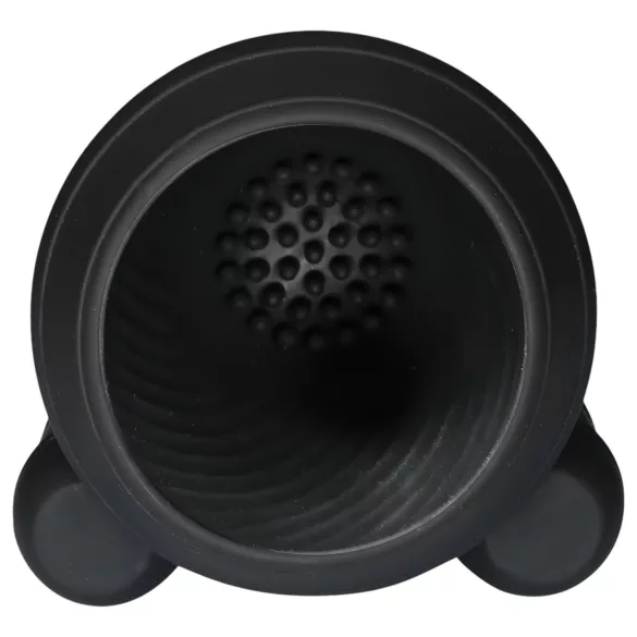 Rebel - δονητής πέους με 2 μοτέρ - επαναφορτιζόμενος - μαύρος