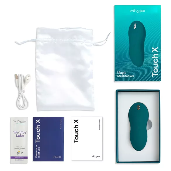 We-Vibe Touch X - επαναφορτιζόμενος, αδιάβροχος δονητής κλειτορίδας (πράσινος)