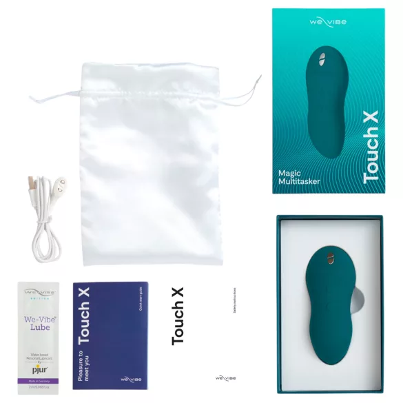 We-Vibe Touch X - επαναφορτιζόμενος, αδιάβροχος δονητής κλειτορίδας (πράσινος)