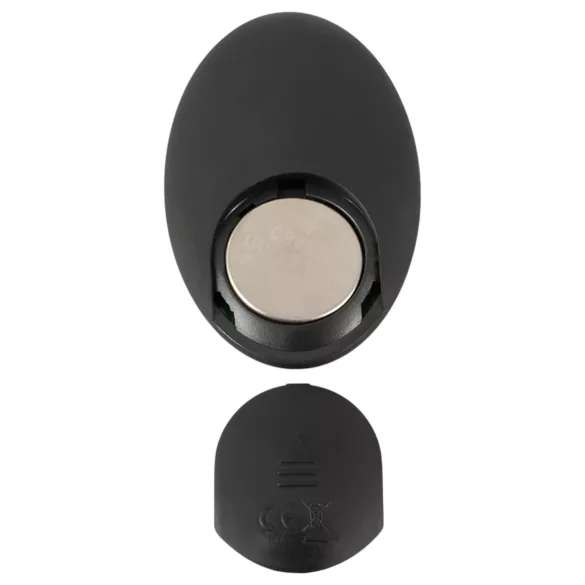 Rebel - δονούμενο μασάζ προστάτη με τηλεχειριστήριο - μαύρο, επαναφορτιζόμενο