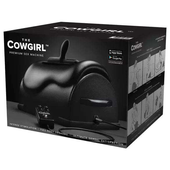 The Cowgirl - μηχάνημα σεξ τύπου ροντέο - premium - μαύρο