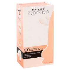   Naked Addiction Rotating 8 - περιστρεφόμενος δονητής (20cm) - φυσικός