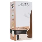   Naked Addiction Rotating 7 - cordless rotating vibrator (18cm) - natural