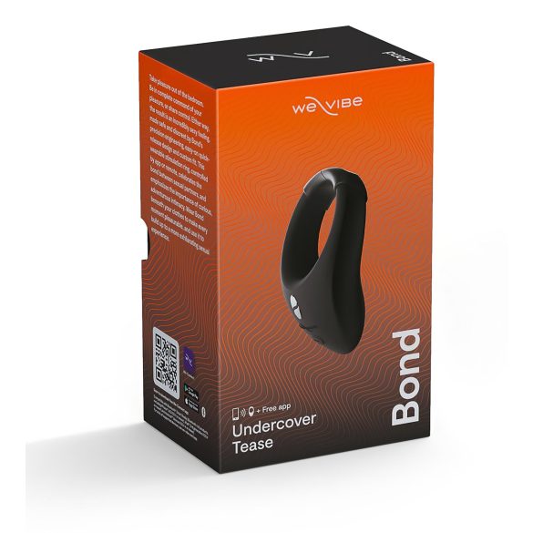 We-Vibe Bond - έξυπνο δονούμενο δαχτυλίδι πέους (μαύρο)