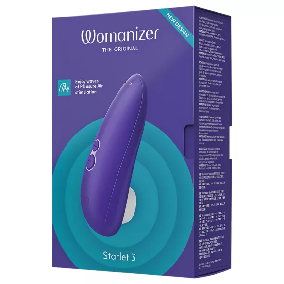 Womanizer Starlet 3 - συσκευή διέγερσης κλειτορίδας με παλμούς αέρα - μπλε