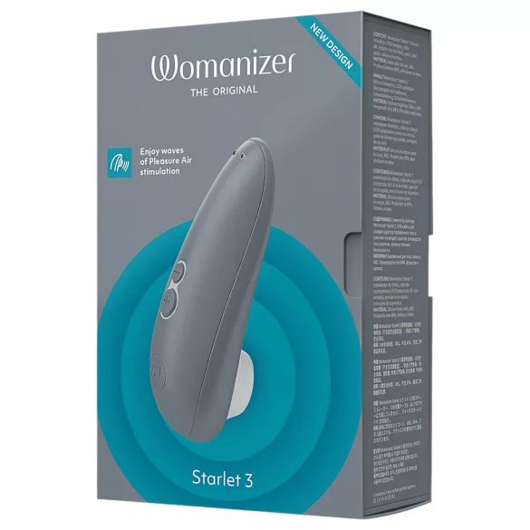 Womanizer - Δονητής κλειτορίδας με παλμούς αέρα - γκρι