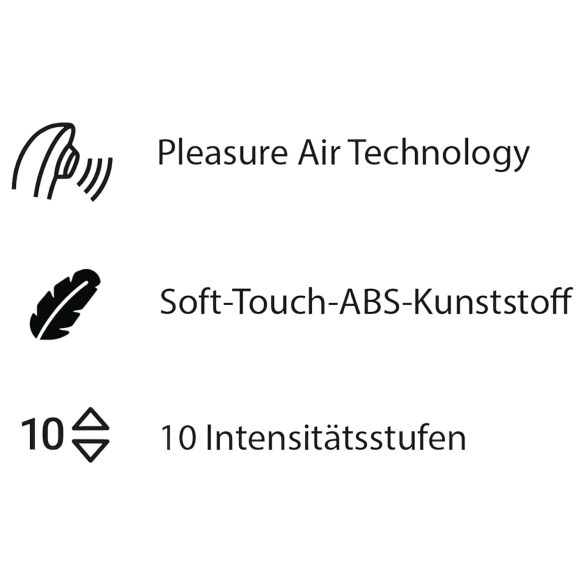 Γυναικείος Κλασικός 2 - επαναφορτιζόμενος διεγέρτης αέρα (κόκκινο)