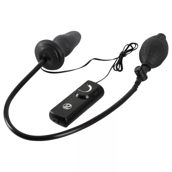 You2Toys - δονούμενο φουσκωτό πρωκτικό βύσμα - μαύρο