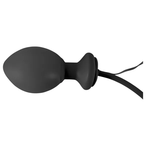 You2Toys - δονούμενο φουσκωτό πρωκτικό βύσμα - μαύρο