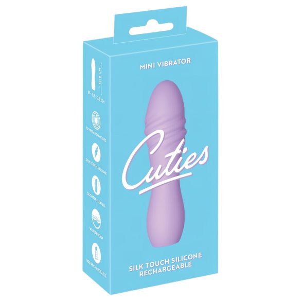Cuties Mini 3 - επαναφορτιζόμενος, αδιάβροχος, σπειροειδής δονητής (μωβ)