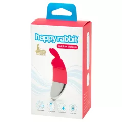   Happyrabbit - δονητής κλειτορίδας επαναφορτιζόμενος - κόκκινο