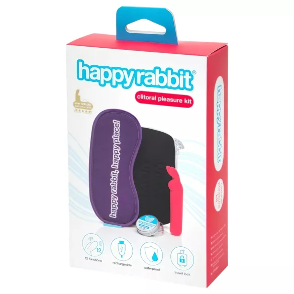 Happyrabbit - σετ δονητής κλειτορίδας επαναφορτιζόμενος - 4 τεμάχια