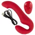You2Toys - διπλός strapless δονητής με τηλεχειριστήριο - κόκκινο
