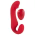 You2Toys - διπλός strapless δονητής με τηλεχειριστήριο - κόκκινο