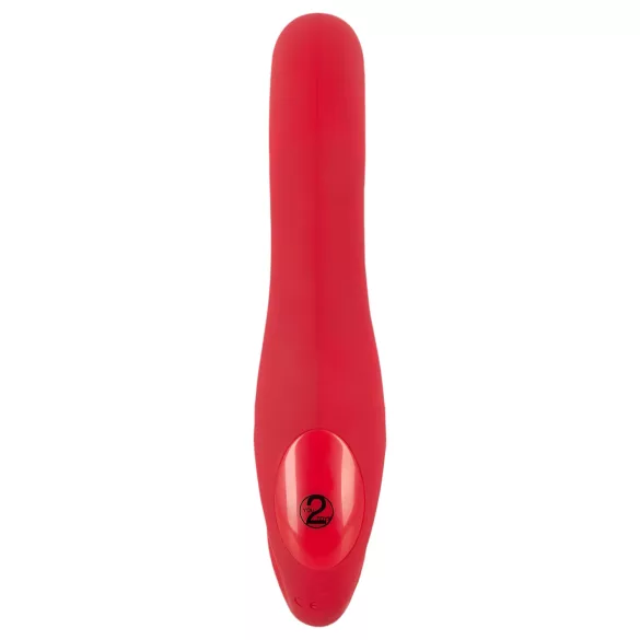You2Toys - διπλός strapless δονητής με τηλεχειριστήριο - κόκκινο