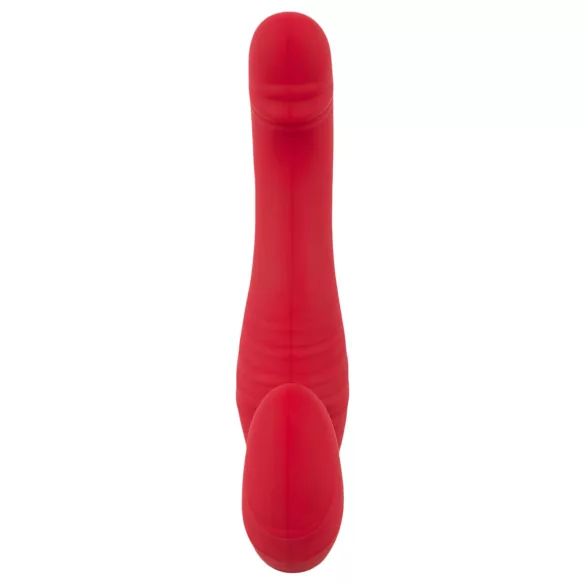 You2Toys - διπλός strapless δονητής με τηλεχειριστήριο - κόκκινο