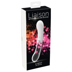   You2toys Liaison - σιλικόνης-γυαλιού LED δονητής (διαφανής-λευκός)