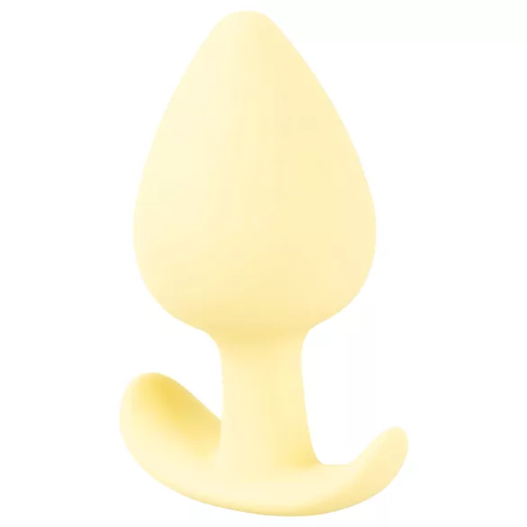 Cuties Mini Butt Plug - σιλικονούχο πρωκτικό βύσμα (κίτρινο, 3,1 cm)