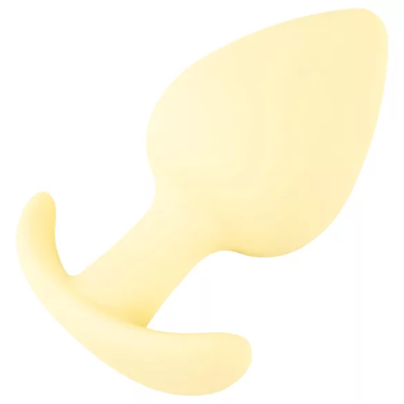 Cuties Mini Butt Plug - σιλικονούχο πρωκτικό βύσμα (κίτρινο, 3,1 cm)