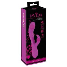   Javida Thumping Rabbit - δονούμενος δονητής με κλειτοριδικά μοτέρ (μωβ)