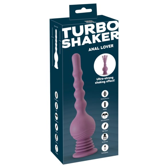 You2Toys Turbo Shaker - πρωκτικό δονούμενο (μωβ)