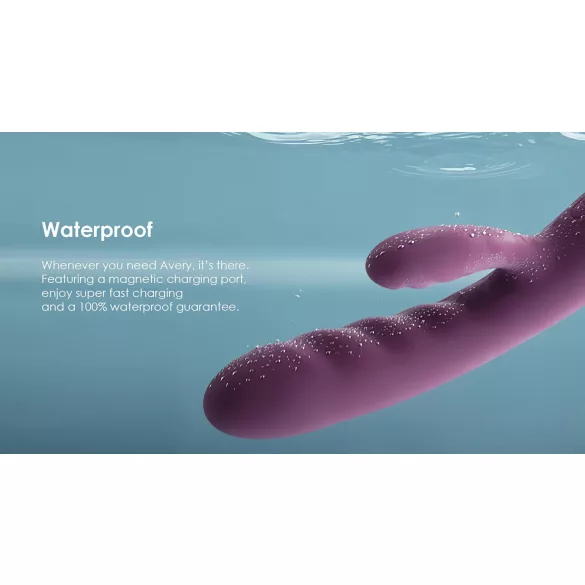 Svakom Avery - δονητής με ωθήσεις και βραχίονα κλειτορίδας - επαναφορτιζόμενος