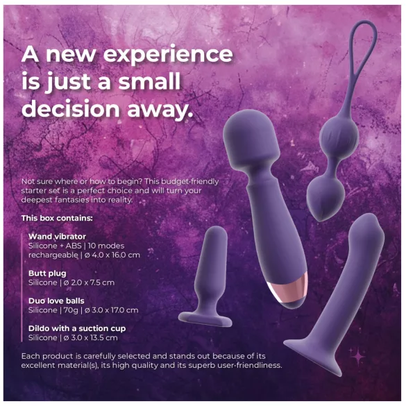 Magic Shiver Feminine - σετ σεξ για γυναίκα 4 τεμαχίων