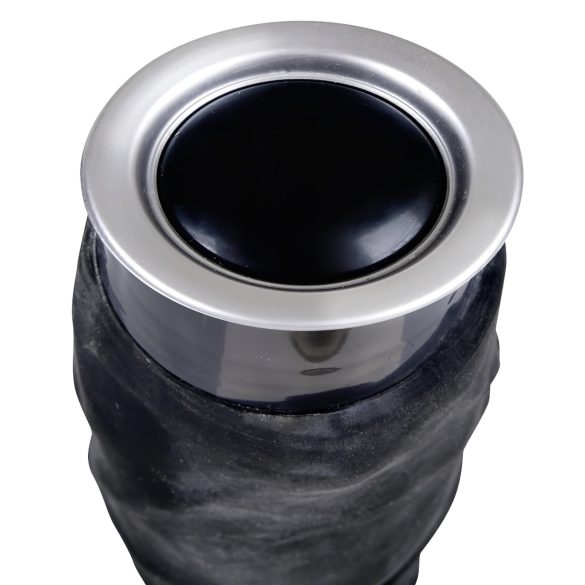 Nature Skin - ρεαλιστικός δονητής - μαύρο - 22cm