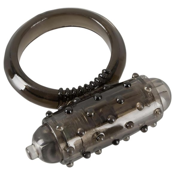 You2Toys - σιλικόνη δονητικός δακτύλιος πέους - μαύρο