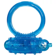   You2Toys - δαχτυλίδι πέους με δόνηση σιλικόνης - μπλε