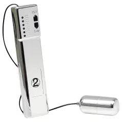   You2Toys - δονούμενο αυγό - ασημί - γυναικείο σεξουαλικό βοηθημα