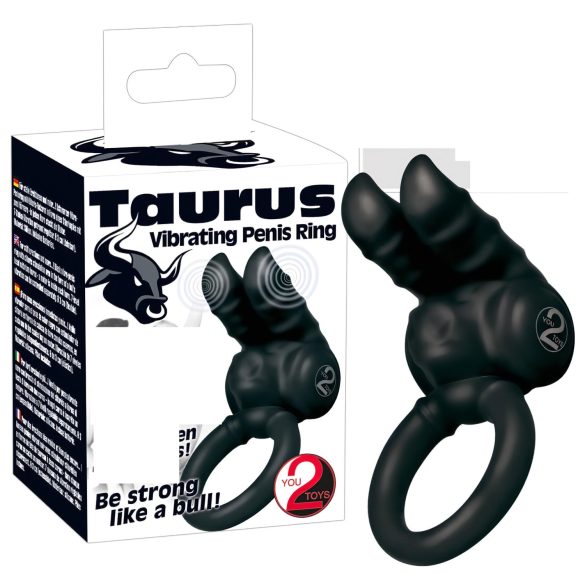 You2Toys Taurus - δονητικό, διπλό μοτέρ δακτύλιος πέους