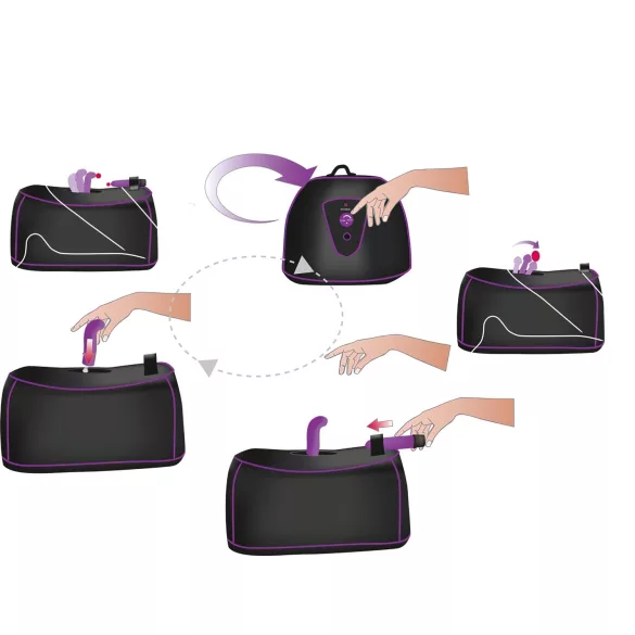 You2Toys - Δονητής με περιστροφή G & P σημείο - ηλεκτρική σεξ μηχανή