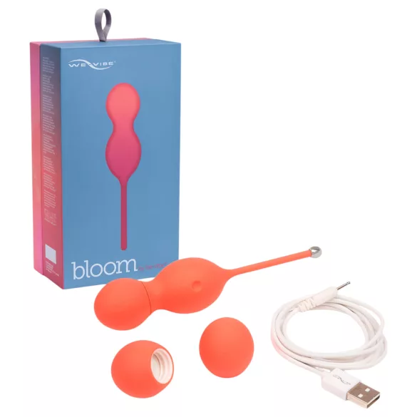 We-Vibe Bloom - σφαίρες kegel με ανταλλάξιμα βάρη - πορτοκαλί