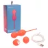 We-Vibe Bloom - σφαίρες kegel με ανταλλάξιμα βάρη - πορτοκαλί