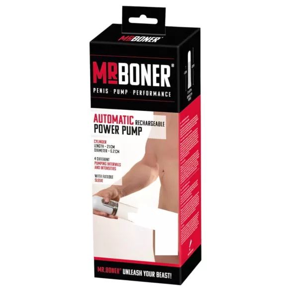 You2Toys - Mister Boner Automatic - αντλία πέους με επαναφορτιζόμενη μπαταρία