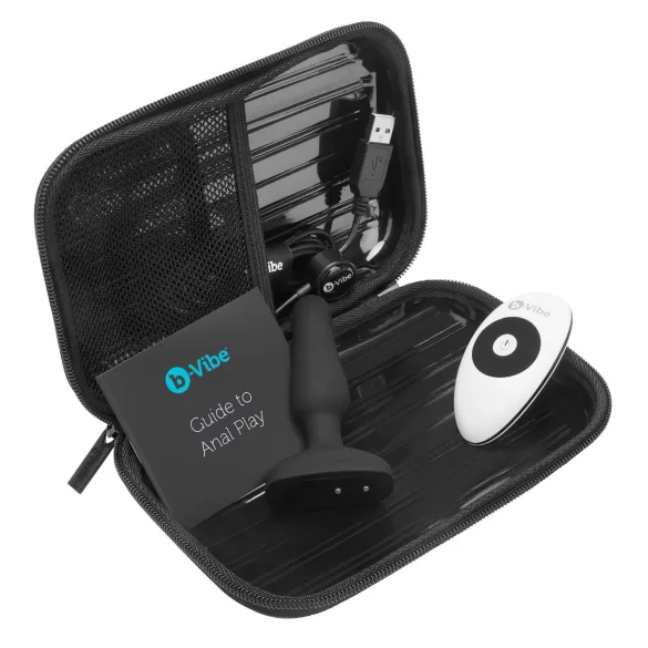 b-Vibe Novice - δονητής πρωκτού για αρχάριους - μαύρο