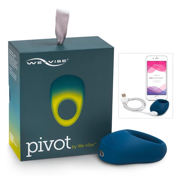 We-Vibe Pivot - φορτιζόμενο, δαχτυλίδι δόνησης πέους (νυχτερινό μπλε)