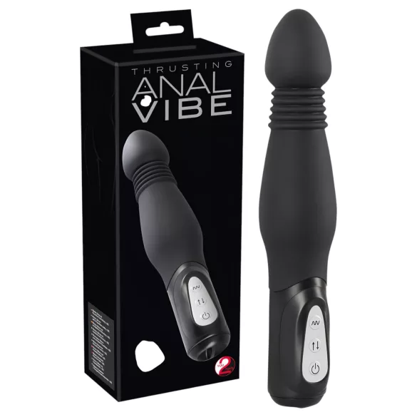 You2Toys - Δονητής πρωκτού με παλινδρομική κίνηση - μαύρος