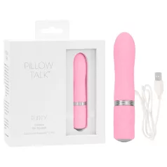   Pillow Talk Flirty - δονητής ράβδου επαναφορτιζόμενος - ροζ