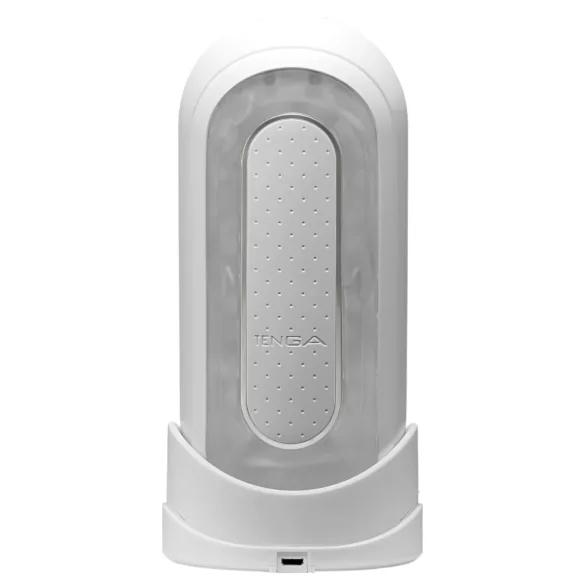 TENGA Flip Zero - ανδρικός δονητής αυνανισμού - δόνηση λευκό