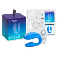   We-Vibe Match - αδιάβροχος, επαναφορτιζόμενος δονητής ζευγαριού (μπλε)