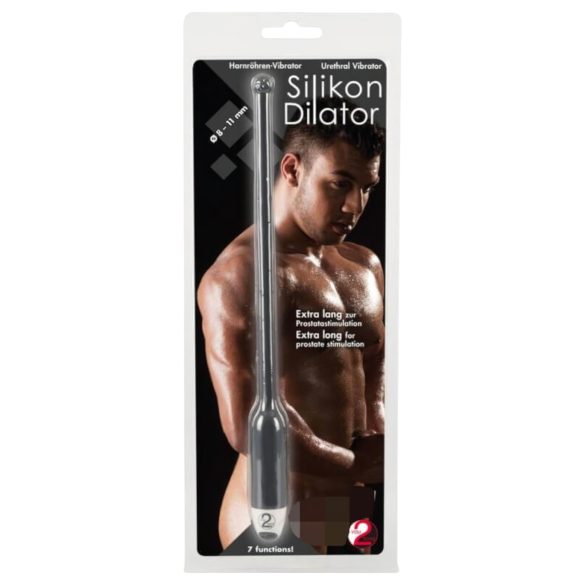 You2Toys DILATOR - δονητικός διαστολέας σιλικόνης - μαύρο (8-11mm)
