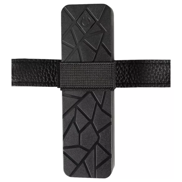 Double Thruster - διπλός δονητής strap-on - μαύρο