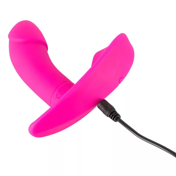 SMILE Panty - φορετός δονητής με μπαταρία και ασύρματο χειρισμό (ροζ)