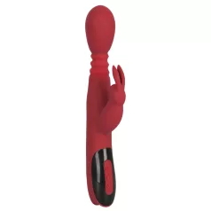  You2Toys Massager - ωθητικός/περιστρεφόμενος, θερμαινόμενος δονητής σημείου G (κόκκινος)