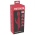 You2Toys Massager - ωθητικός/περιστρεφόμενος, θερμαινόμενος δονητής σημείου G (κόκκινος)