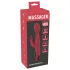You2Toys Massager - ωθητικός/περιστρεφόμενος, θερμαινόμενος δονητής σημείου G (κόκκινος)