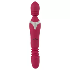   Javida Thrusting - 3 σε 1 δονητής μασάζ (κόκκινο)