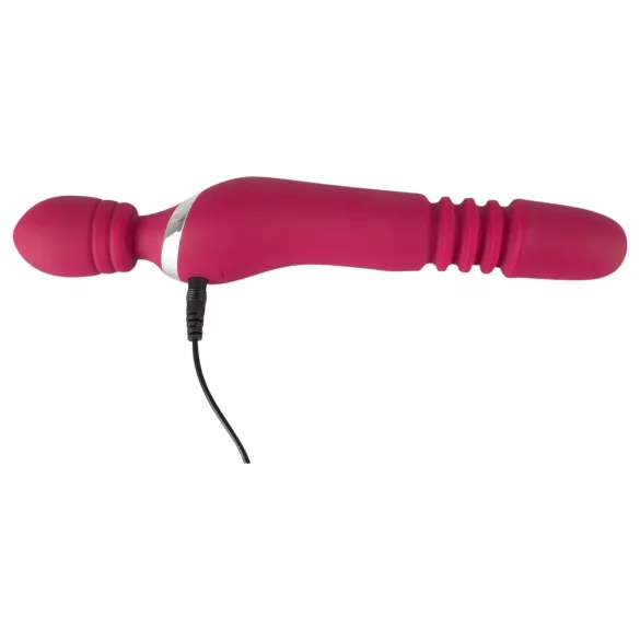 Javida Thrusting - 3 σε 1 δονητής μασάζ (κόκκινο)